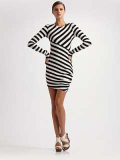 Diane von Furstenberg   Row Stripe Nautical Jersey Dress   Saks 