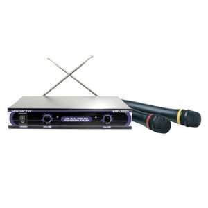   dual channel handheld wireless microphone system Musical Instruments