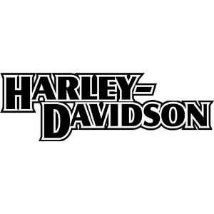  Harley Davidson Lettering Vinyl Decal Sticker White Vinyl 