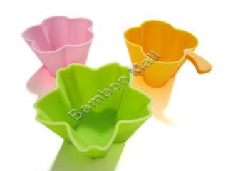 Japanese Silicon Food Cup for Bento Lunch Box  3 Shapes  