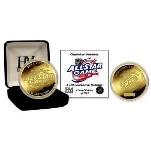  2009 NHL All Star Game 24KT Gold Coin