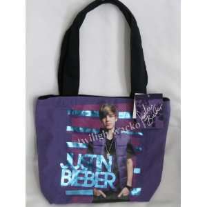 Justin Bieber Purple Mini Tote Bag