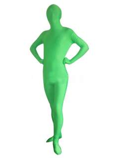 Green Man Lycra Spandex Zentai Suit Costume S XXL #A01  