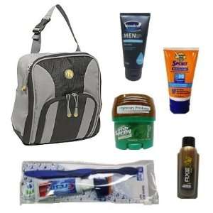 Mens Toiletry Travel Kit, Includes: Lewis N Clark Toiletry Carry On 