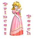 Mario Bros Princess Peach Personalized child T shirt