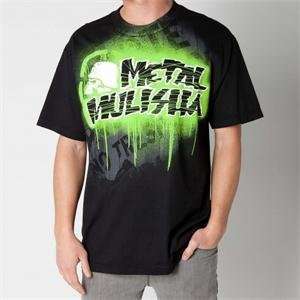 Metal Mulisha Stomping Ground T shirt   3X Large/Black/Green
