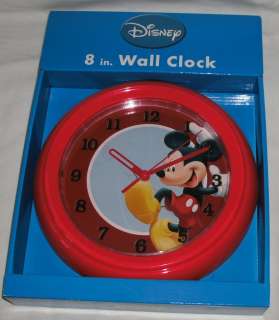 New in Box Disneys Mickey Mouse 8 Wall Clock  