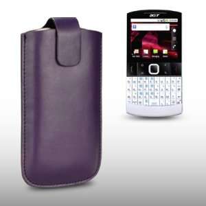 ACER BETOUCH E210 PURPLE PU LEATHER CASE, BY CELLAPOD 