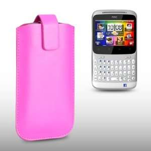  HTC CHACHA PINK PU LEATHER CASE, BY CELLAPOD CASES 