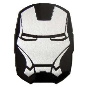  Iron man Ironman Aluminum Large Emblem Decal Black 