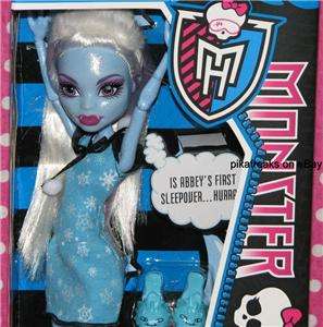 Wave 2 NEW Monster High Dolls DEAD TIRED Complete SET of Three In Hand 