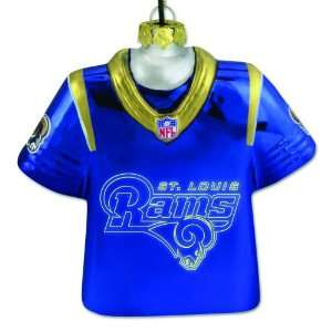  St. Louis Rams Laser Etched Jersey Christmas Ornaments