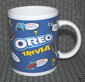 Coffee Mug Cup Nabisco Oreo Cookies Trivia Vintage Mugs  