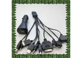 in 1 portable usb multi charger cable car charger 9907