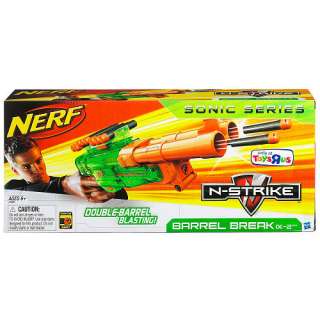 Nerf N Strike Barrel Break IX 2 Blaster   Sonic Series Green!!!  