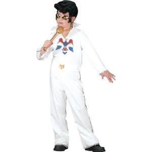  Elvis Child White Jumpsuit Small