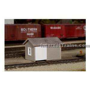  Pikestuff HO Scale Wood Handcar Shed Kit Toys & Games