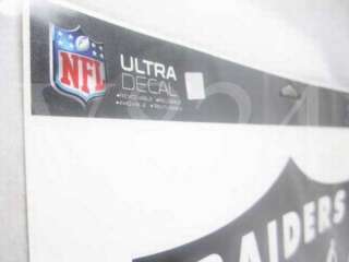 NFL Oakland RAIDERS 11x17 Window Decal Sticker A  
