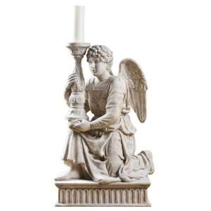   Kneeling Angel with Candlestick Statue Patio, Lawn & Garden