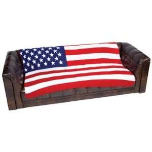  American Flag Fleece Blanket Throw