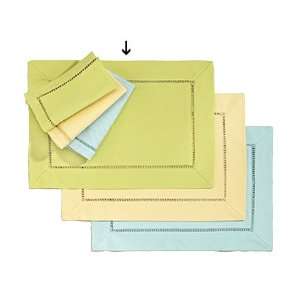 Hemstitch Lime Reversible Placemat by AdV