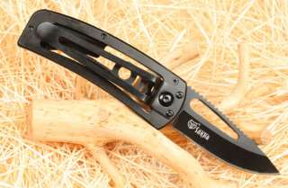 BLACK HERCULES Folding Pocket Knife Outdoor Hunting  