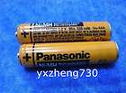 2pcs New Panasonic AAA Rechargeable battery 630mAh for HHR 65AAABU 
