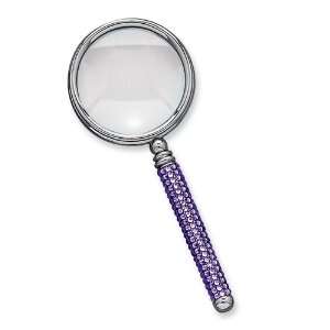  Purple Swarovski Crystal Magnifying Glass Jewelry