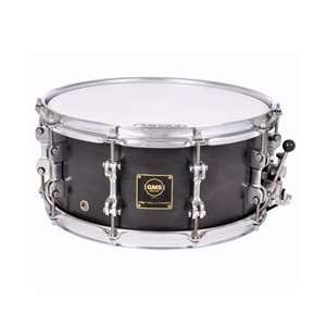   Maple/Steel Snare Drum (6.5X14 Midnight Black) Musical Instruments