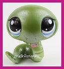 Littlest Pet Shop ♥ LPS ♥ ARMY GREEN SHIMMER SNAKE WITH BROWN 