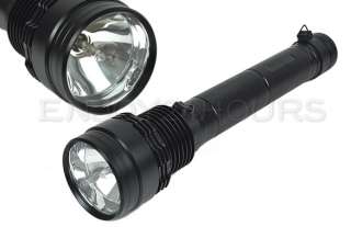65W/55W/45W 6000lm Rechargeable HID Xenon Flashlight Torch Black
