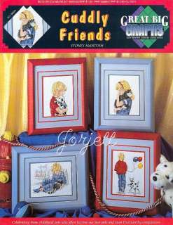 Cuddly Friends Animal Pictures cross stitch patterns  