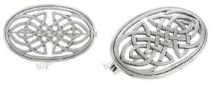 Celtic Knot Sterling Silver Pin Celtic Weave Brooch  