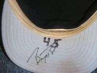 BARRY BONDS #45 Pittsburgh Pirates Hat Autograhped MLB  