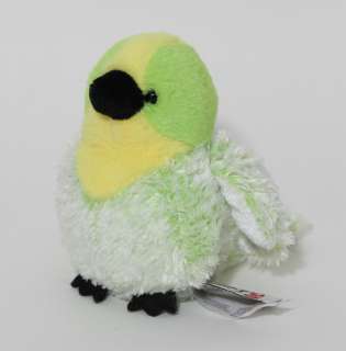   Webkinz Lil Kinz BUDGIE Green Yellow Bird No Code Plush Toy  