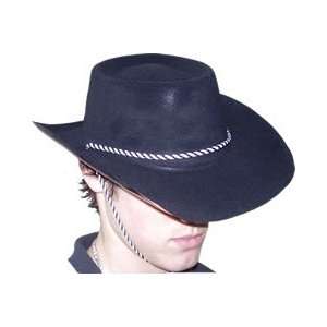  Bristol Novelty Flock Cowboy Hat Black Toys & Games