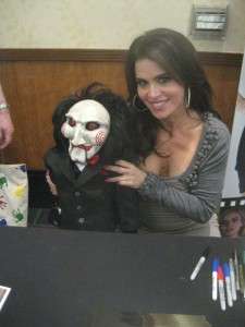 SAW PUPPET MOVIE PROP SIGNED BY BETSY RUSSELL EVIL DOLL  