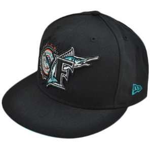  MLB Florida Marlins New Era 59Fifty 5950 Fitted Hat Cap 