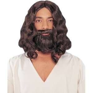   Costumes Biblical (Brown) Wig And Beard / Brown   Size One   Size