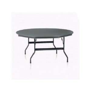  72 Round Duralite Folding Table Finish: Sand: Office 
