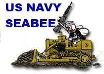 XL SEABEE HAT PIN US NAVY SEABEES PIN BADGE USS SEA BEE  