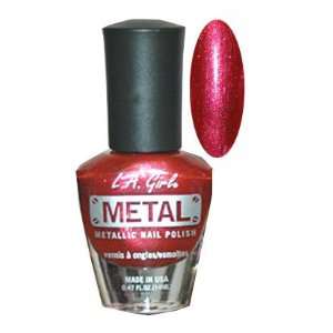  LA Girl Metal Nail Polish Iron Red GNL148 Health 