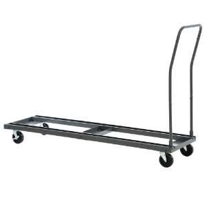 Charcoal Steel Powder Coat Folding Table Cart Charcoal, 1000 lbs Load 