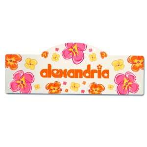  Personalized Flower Power Name Sign