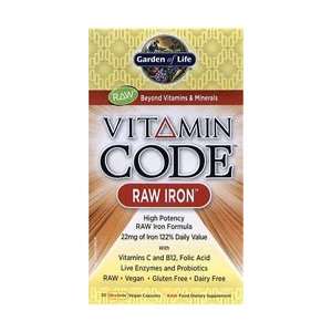  Garden of Life   Vitamin Code   Iron Health & Personal 