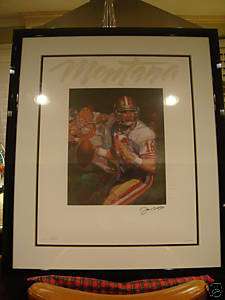   Rice Ronnie Lot San Francisco 49ers Signed Framed Lithographs  