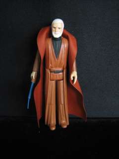 Star Wars Loose Ben Kenobi Figure White Hair with Original Cloak By 