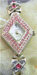   Genuine Swarovski Crystal Stretch Watch, Cn B Sizd, Warranty, Ladys