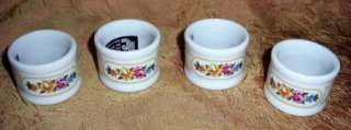 Vintage NY Town & Country Linen Porcelain Napkin Rings  