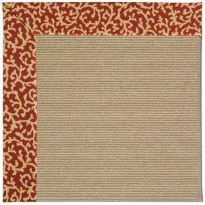  Capel Zoe Sisal 500 Red Lacquer 8 x 10 Area Rug